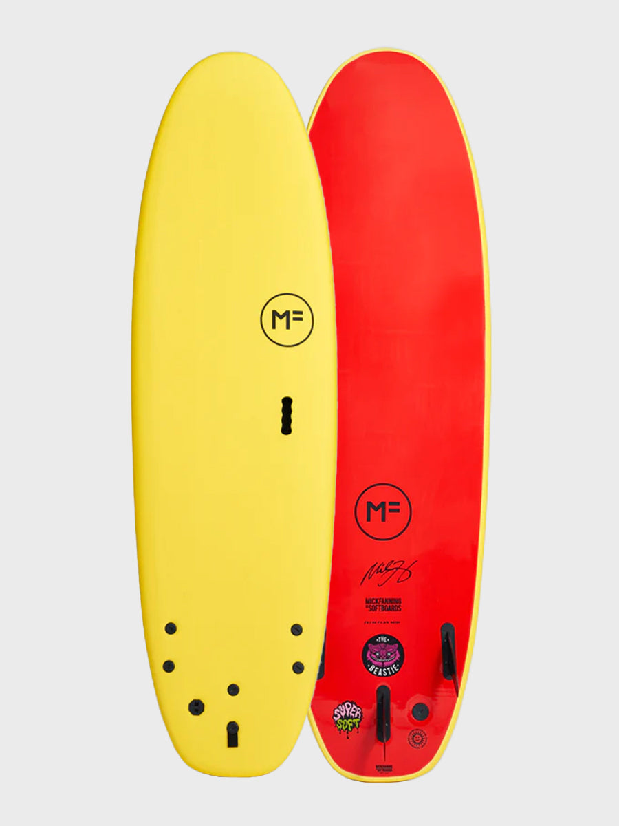 MF Softboards - Beastie Super Soft Tri Fin Softboard | Surfboard