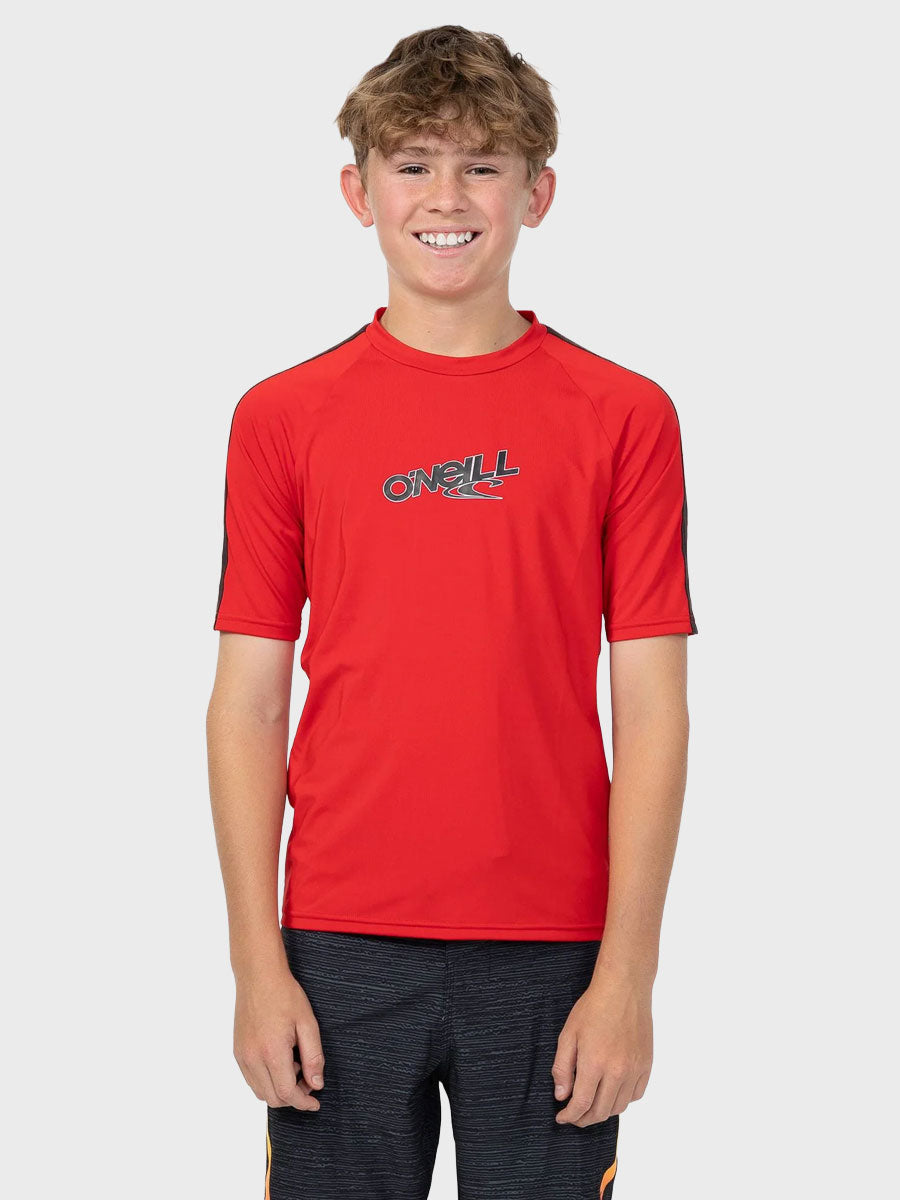 Boys O'Block SS Surf Tee - Red