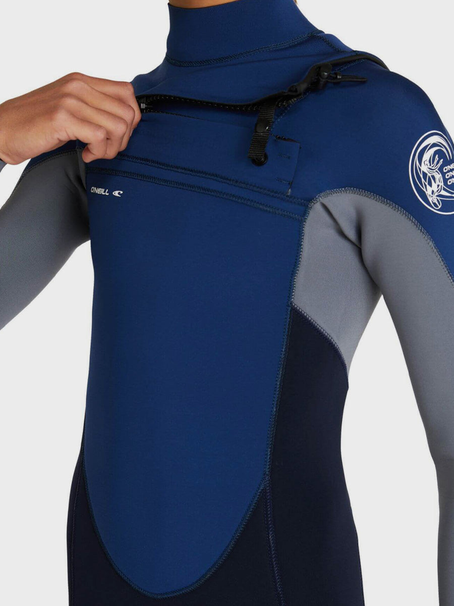 Boys Defender 3/2mm Chest Zip Full Suit