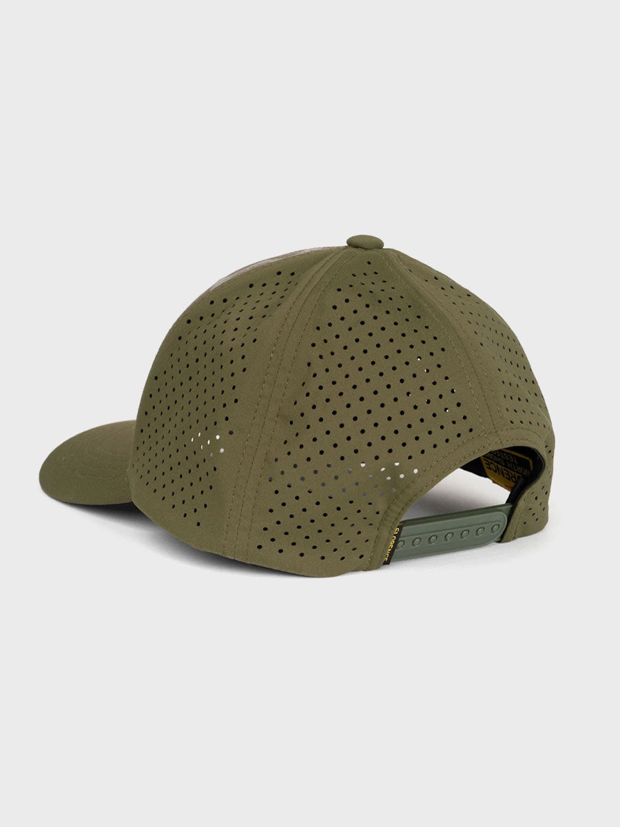Florence Marine X | Camo Airtex Trucker Hat | Surfboard Empire
