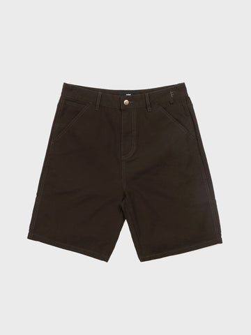 Distend Former Shorts Brown Flat-lay Front View