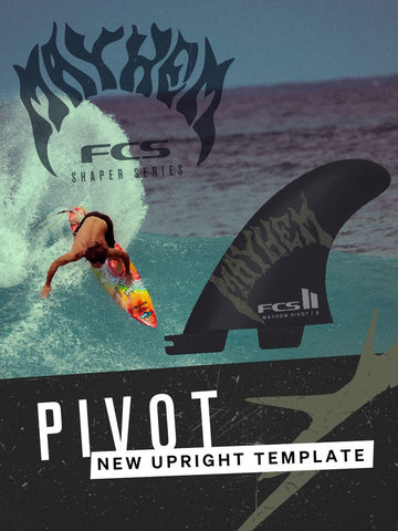 FCS - FCS II Mayhem Pivot Tri Fin Set - Marine (L) | Surfboard Empire