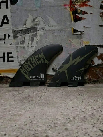 FCS - FCS II Mayhem Pivot Tri Fin Set - Moss (S) | Surfboard Empire
