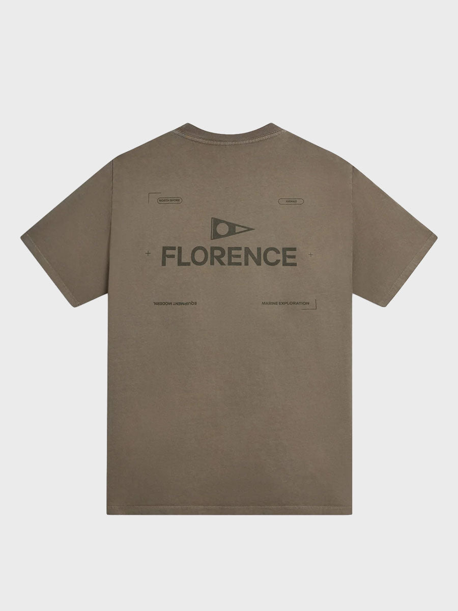 Florence Tac T-Shirt - Moss Grey