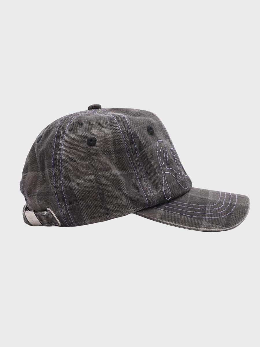 Graf Check Cap - Brown Black Plaid