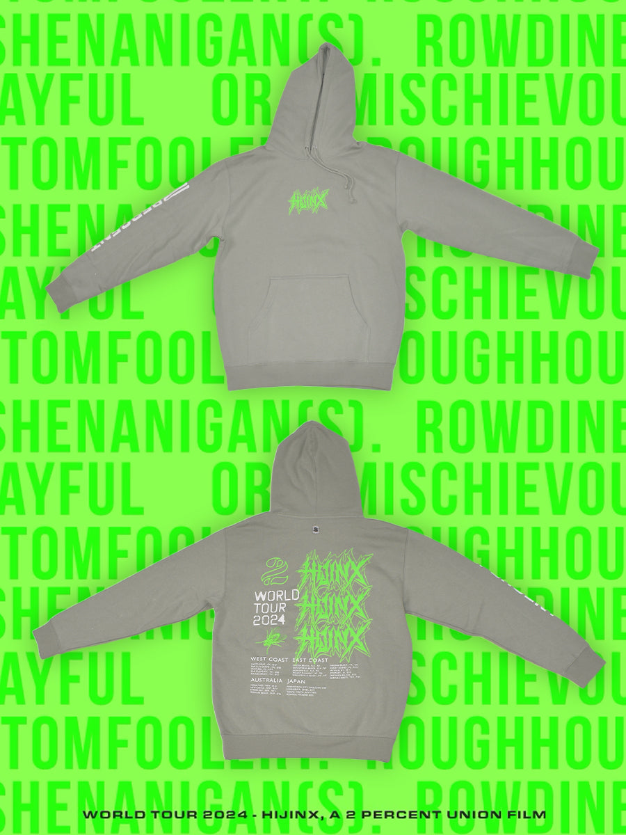 2 Percent | Hijinx World Tour Hoodie | Surfboard Empire