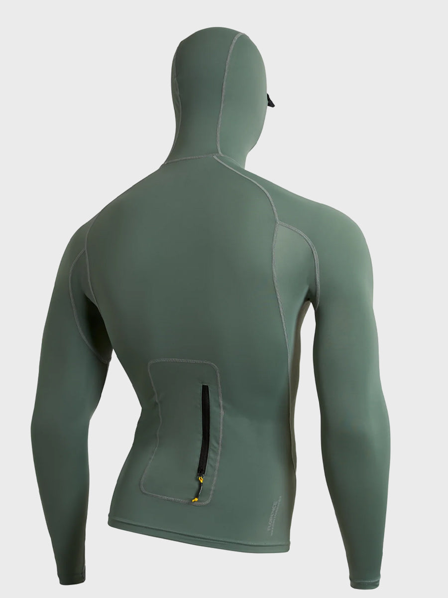 Long Sleeve Utility Pocket Hooded Rashguard