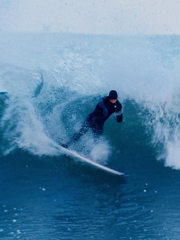 Pyzel Surfboards model The Precious being surfed by professional surfer Jai Glindeman 