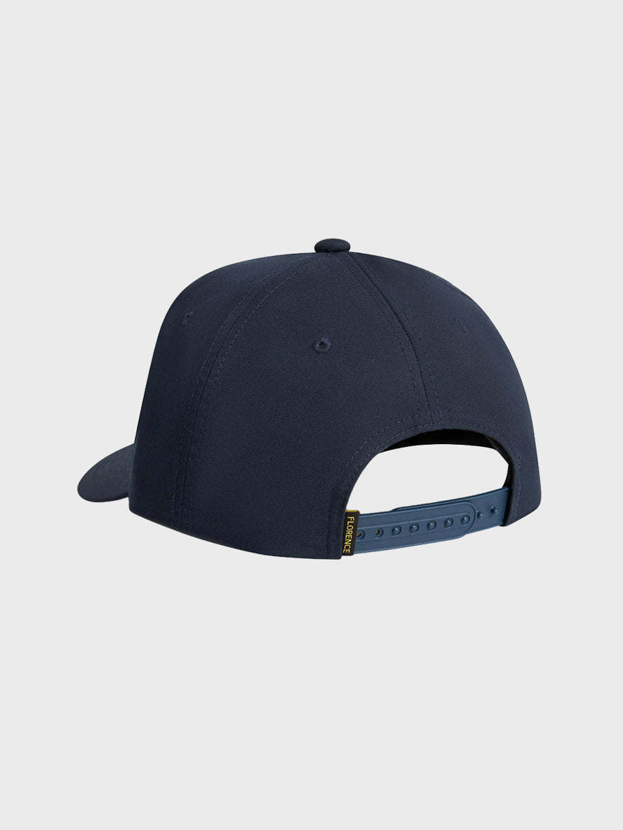 Logo Structured Twill Hat - Navy