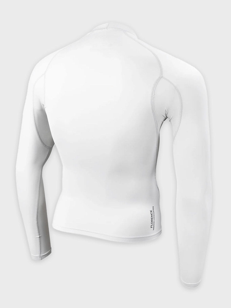 Long Sleeve Rashguard - White