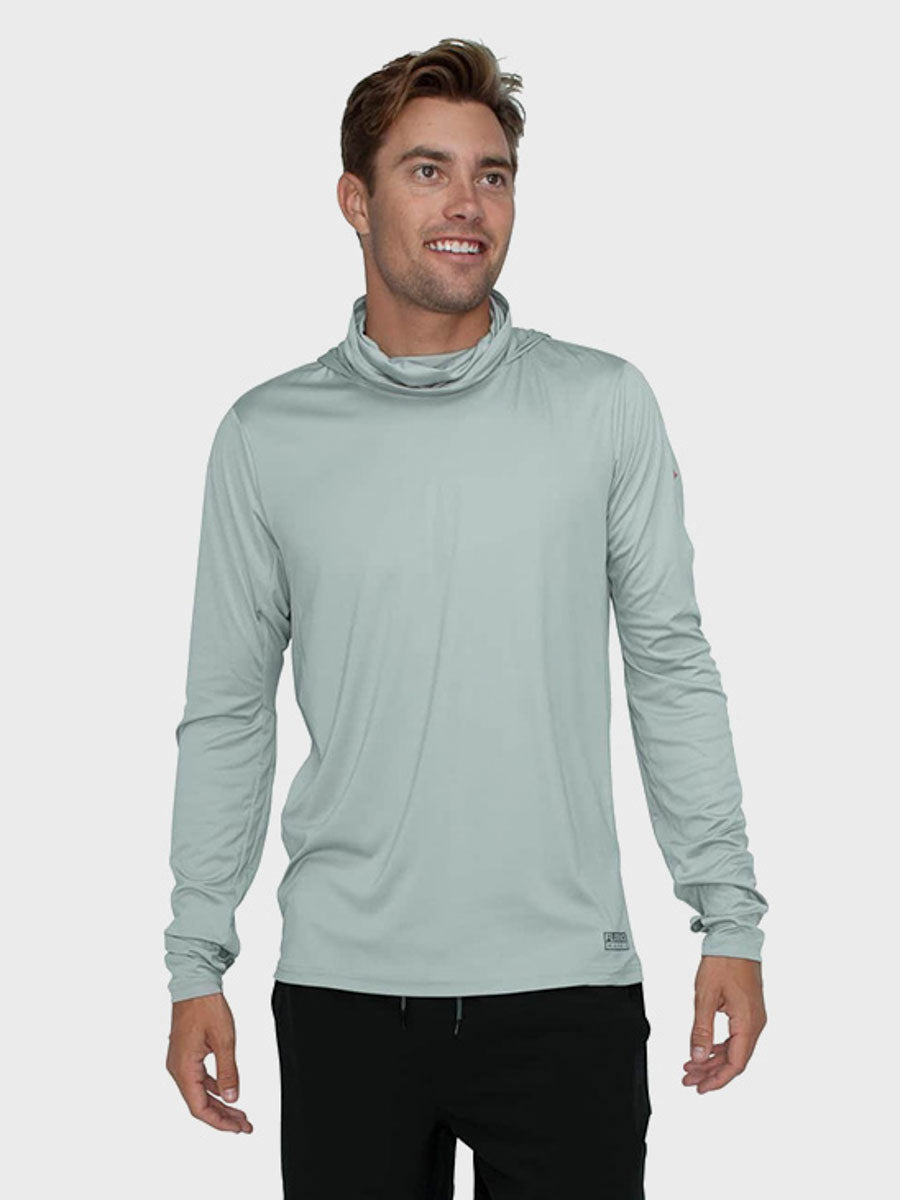 Sun Pro Long Sleeve Crossover Hooded UPF Shirt