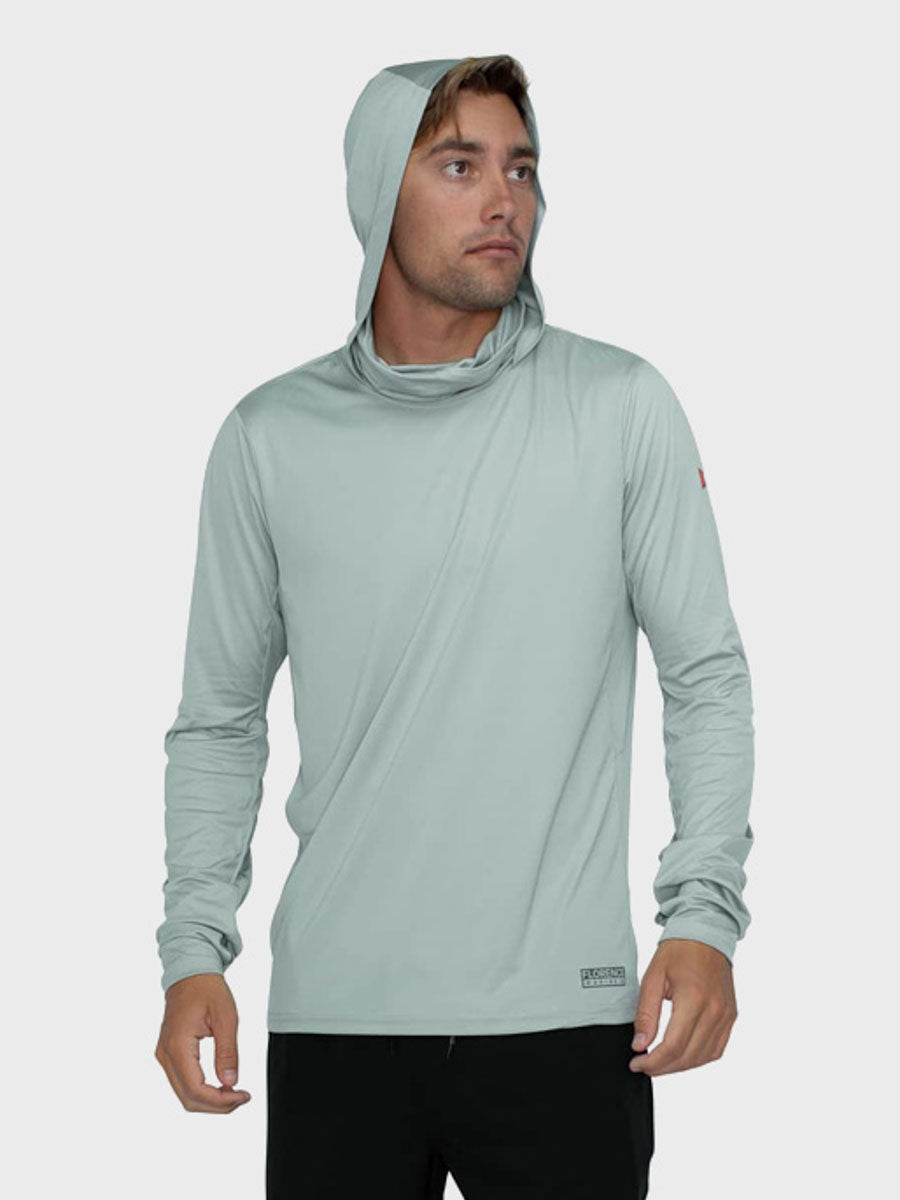 Sun Pro Long Sleeve Crossover Hooded UPF Shirt