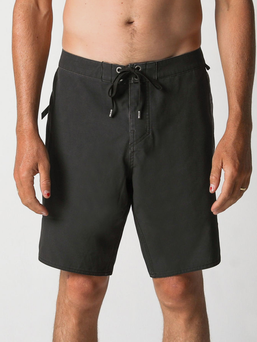 Plaid Control Former Boardshorts On Model Front View
