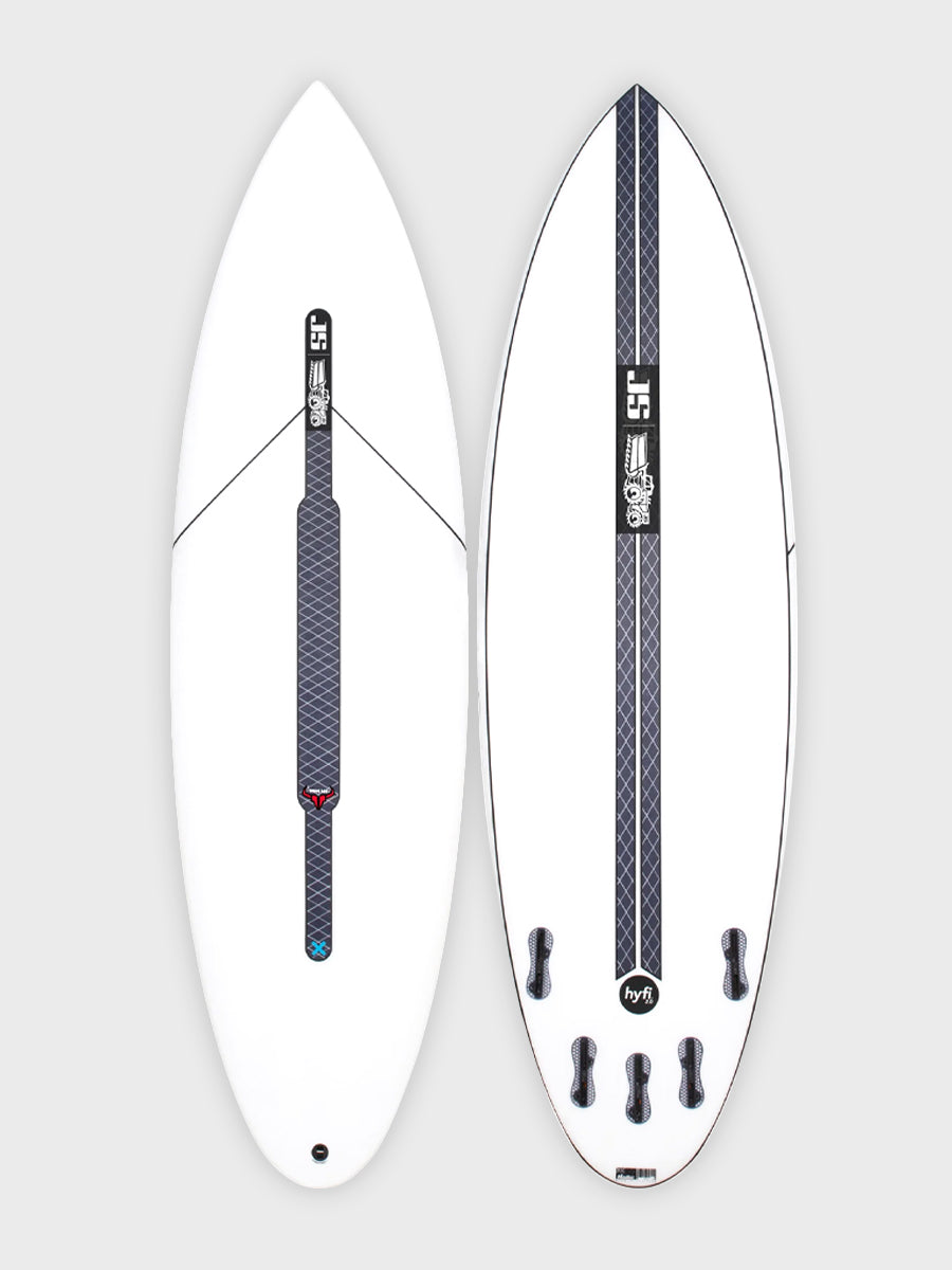 Raging Bull JS Surfboard Front And Back View