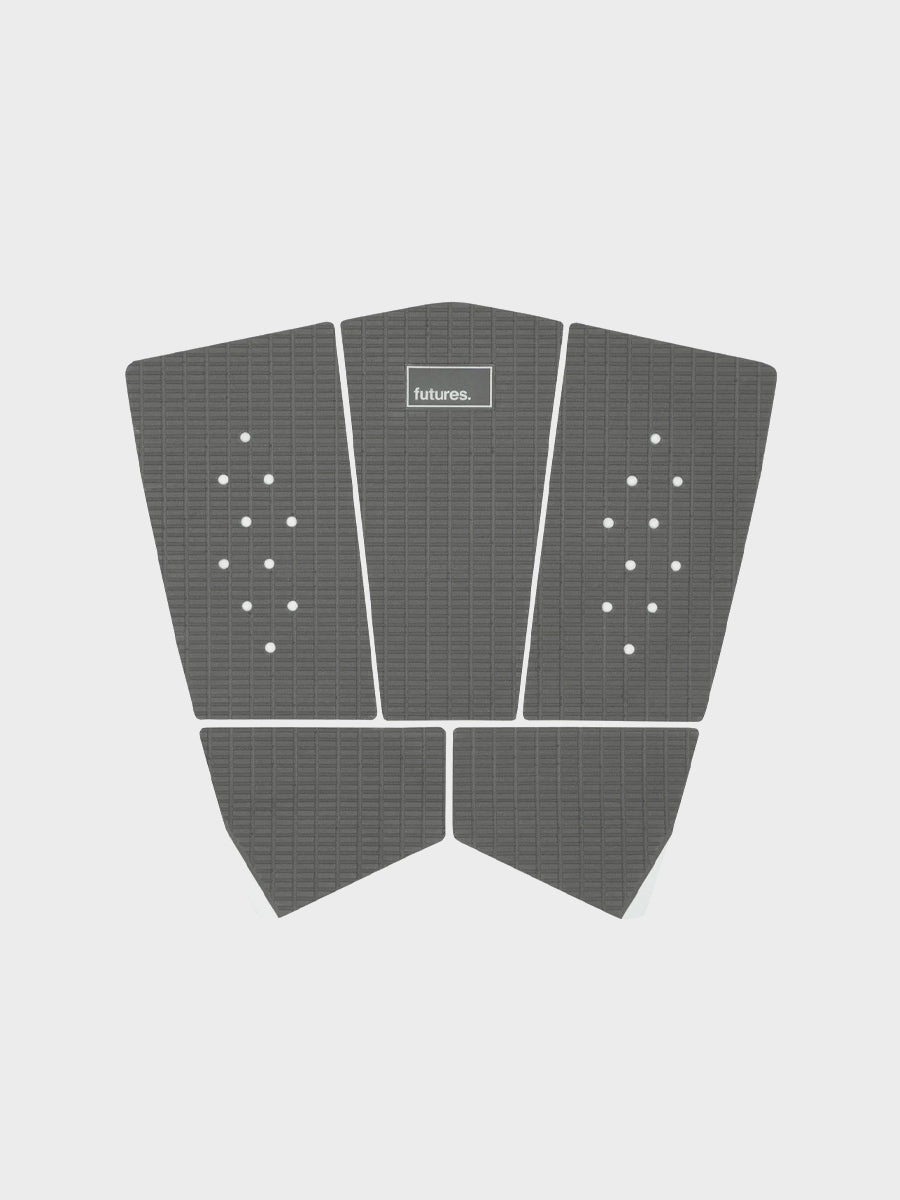 Sea Fury Futures Swallow Grey Tail Pad Flat-lay Front View