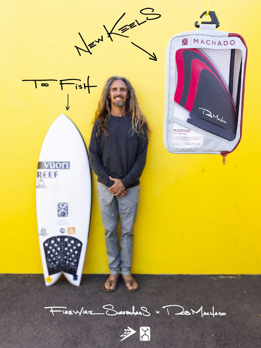 Firewire | Machado Twin Keel Fins | Surfboard Empire