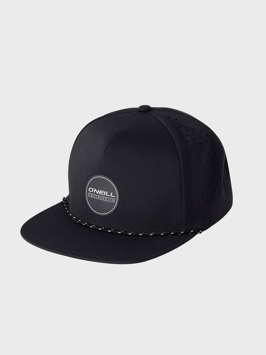 Trvlr Delta Snapback - Black