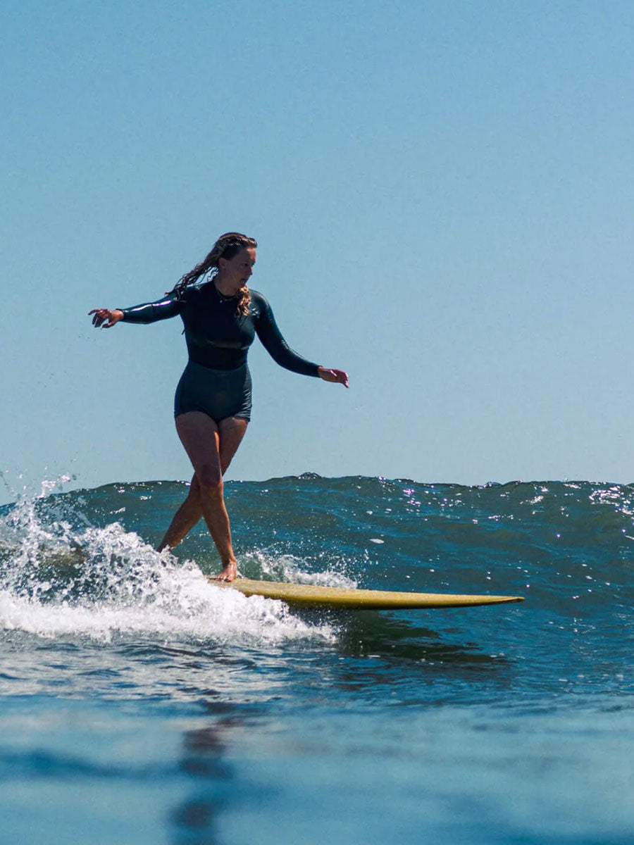 Womens Long Sleeve Surfsuit - Pine
