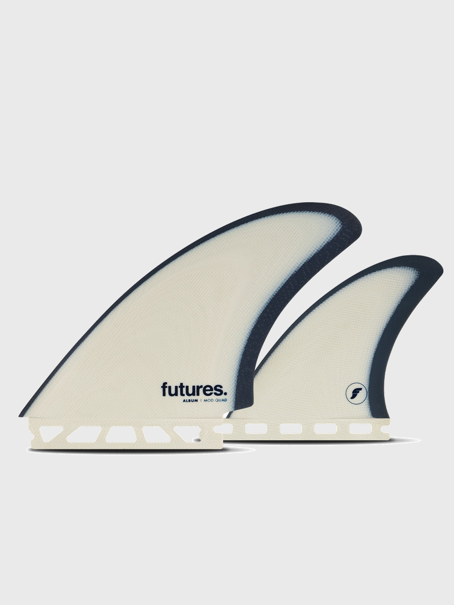Album Fiberglass Mod Quad Fins - Blue/Grey
