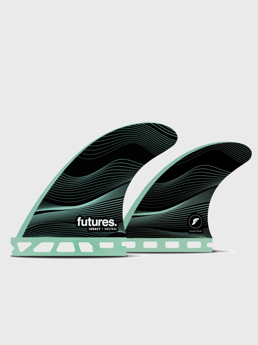 F4 Legacy Quad Fins (Neutral) - Green