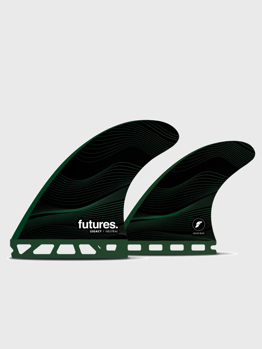 F8 Legacy Quad Fins (Neutral) - Green