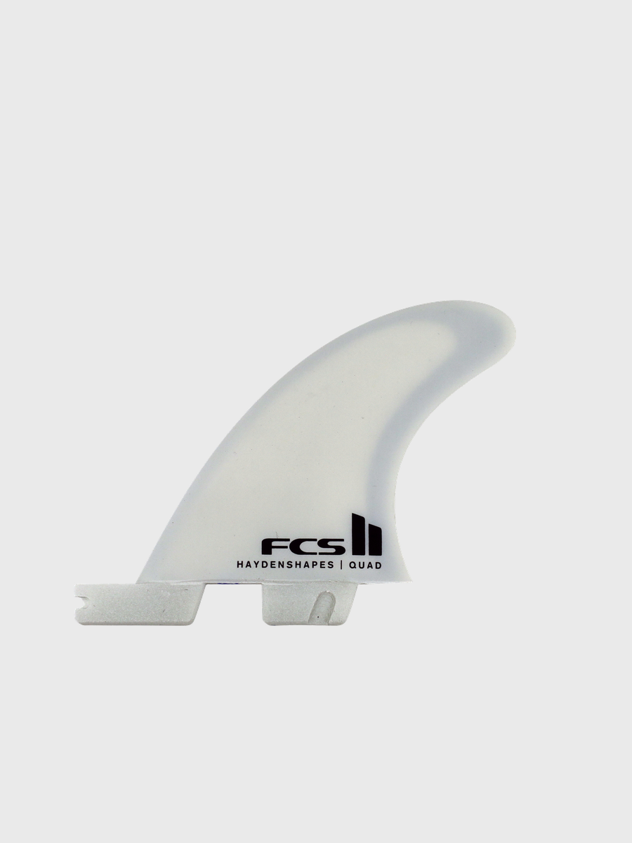 FCS II HS PC Aircore Quad Rear Fins - White