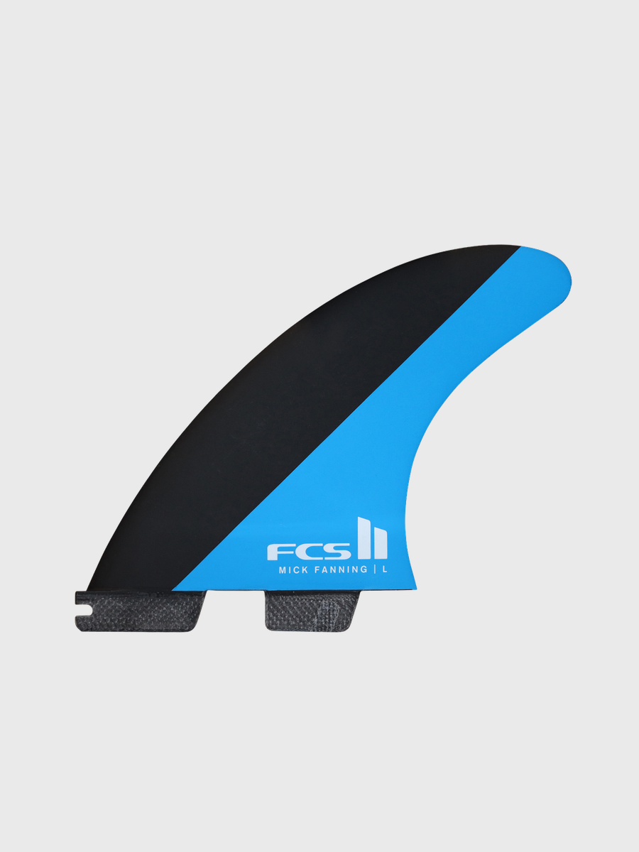 FCS II Mick Fanning PC Tri Fins - Black Blue