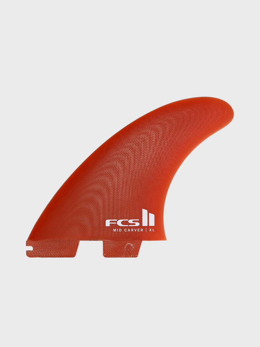 FCS II Mid Carver PG Tri Fins - Burnt Orange