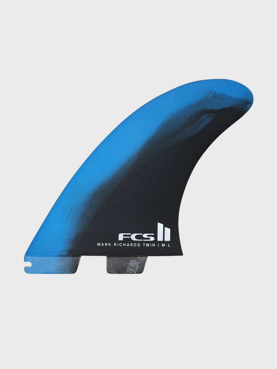 FCS II MR PC Twin+1 Fins - Black Blue