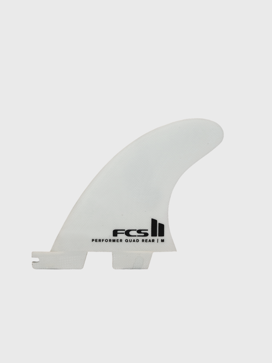 FCS II Performer PG Quad Rear Fins - White - White