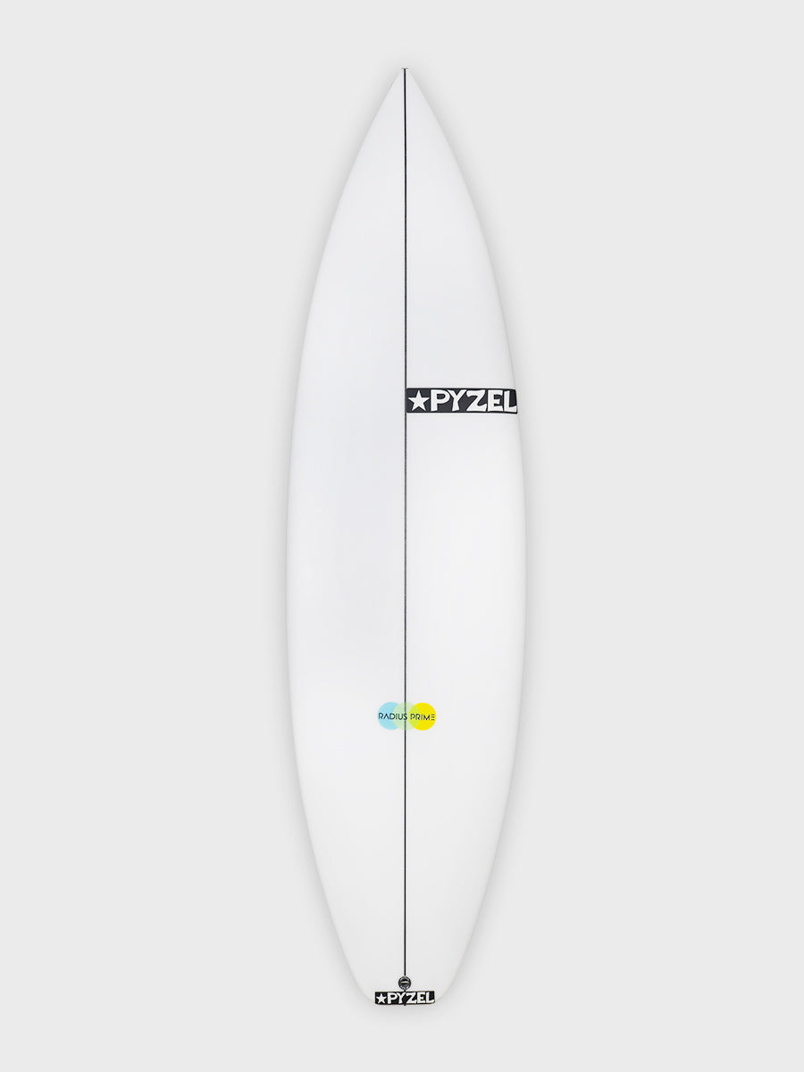pyzel radius prime squash tail surfboard