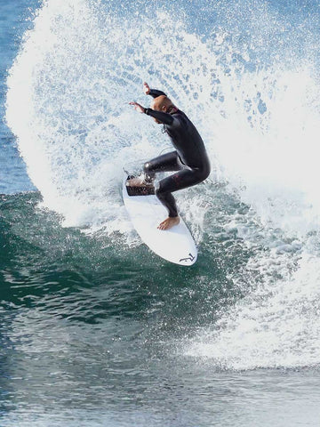 rusty deuce surfboard ridden by noel salas