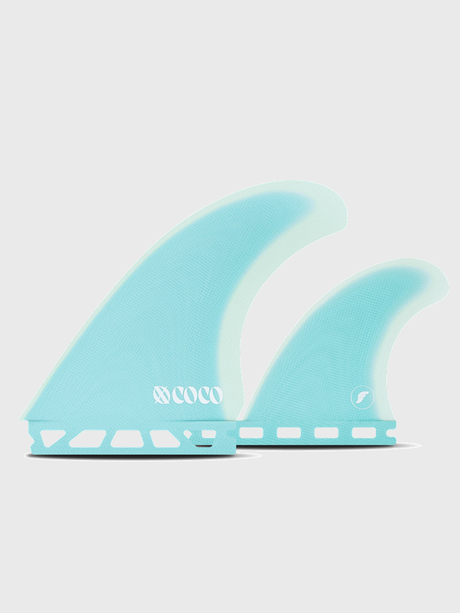 XO By Coco FG Twin +1 Fins - Blue