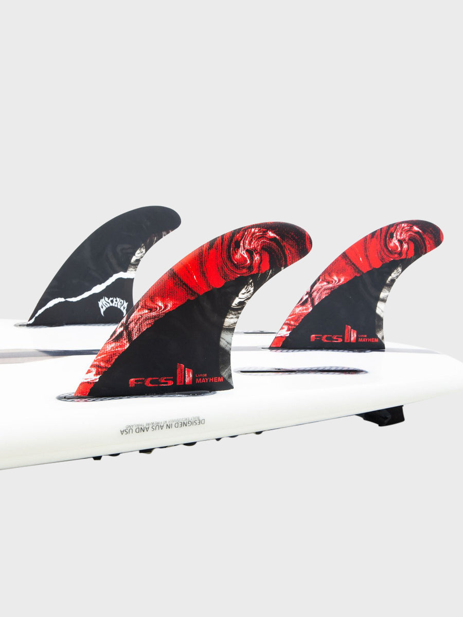 FCS II MB PC Carbon Tri-Quad Fins