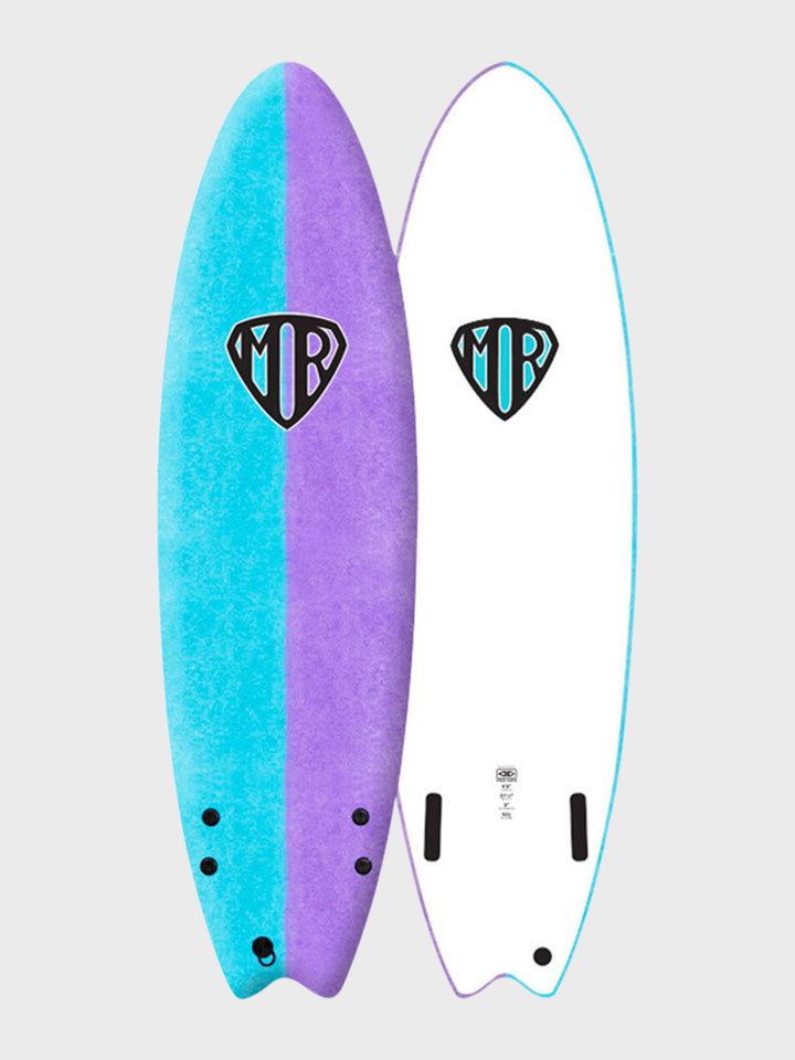【通販 人気】 Ocean Surfboard | Softboard Fin Twin Rider Ezi MR | Earth & サーフィン・ボディボード