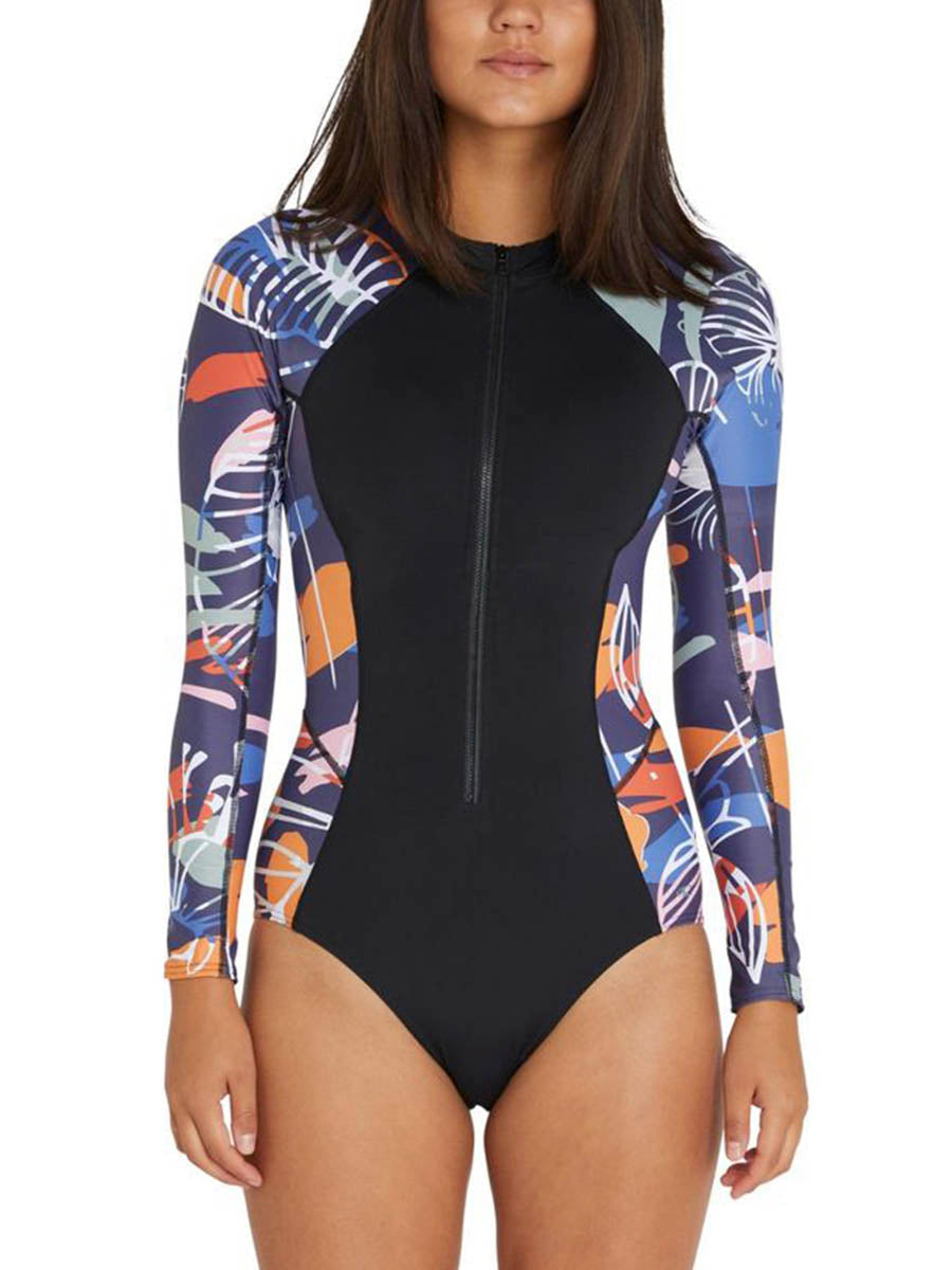 Bahia Lycra Front Zip Long Sleeve Surfsuit