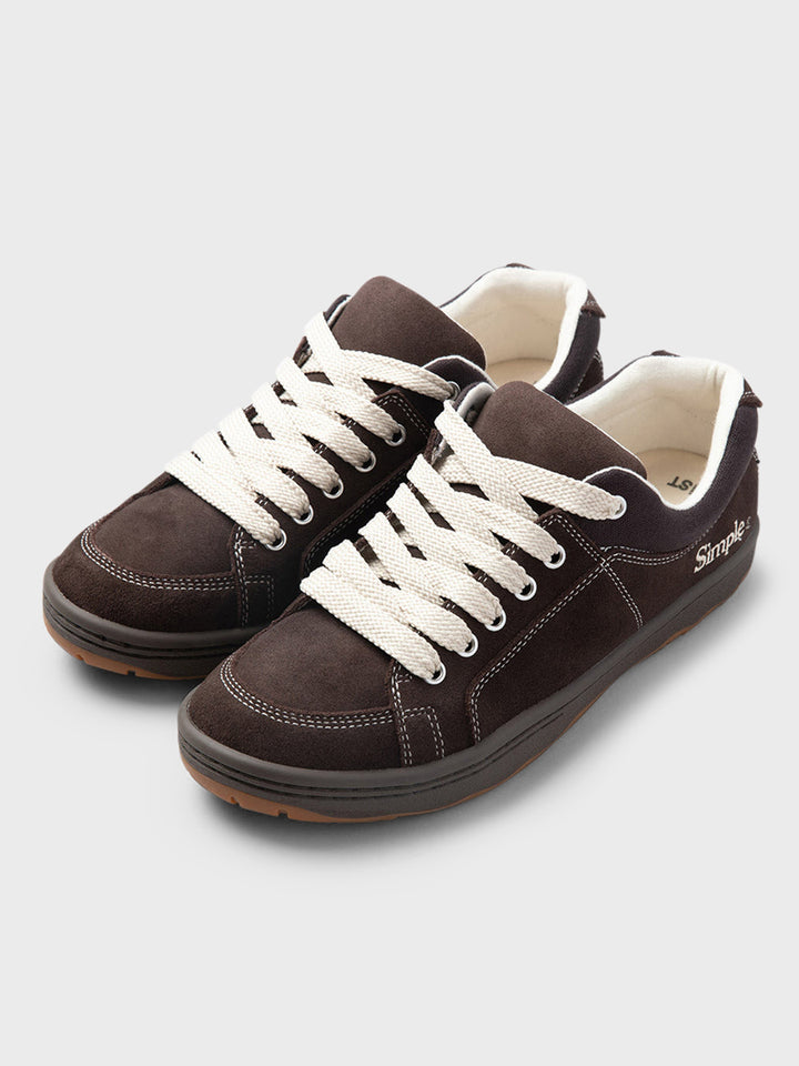 Simple Shoes OS Suede Chocolate Surfboard Empire
